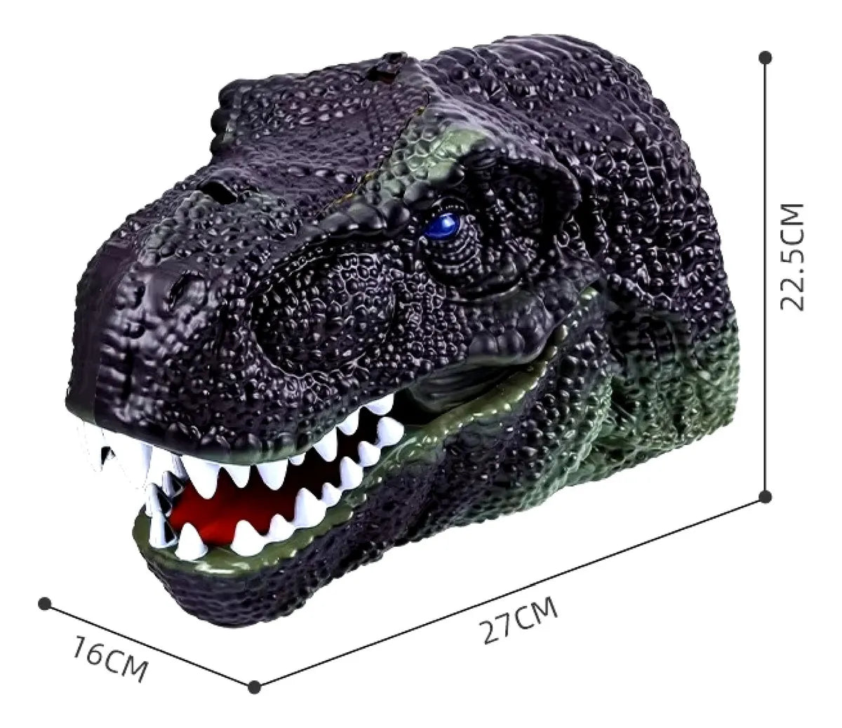 Pistola Hidrogel Dinosaurio T-Rex Lanzador Automático Juguete Gafas