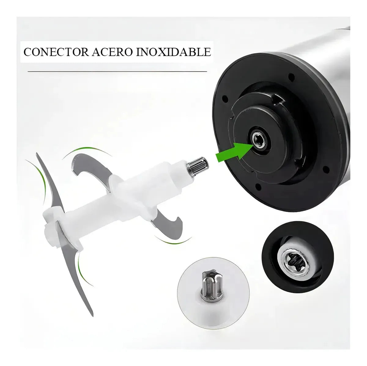 Picador Eléctrico Carne Sokany 800W 4 Litros Bowl Acero 4 Cuchillas