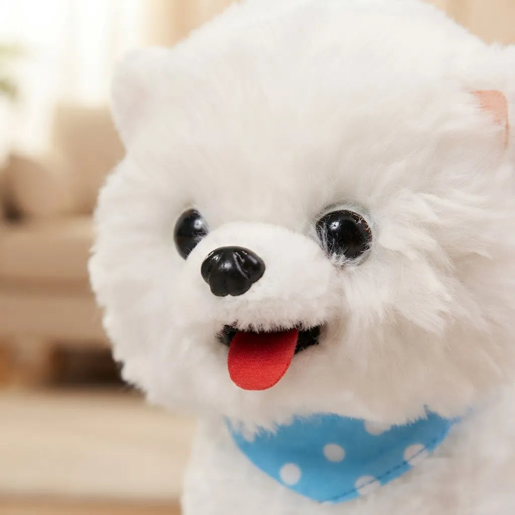 Peluche Perro Interactivo Camina Ladra Lame Juguete Niños Correa