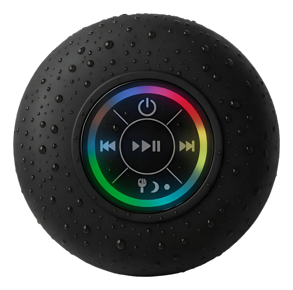 Parlante Ducha Bluetooth Impermeable Luces RGB Llamadas Manos Libres