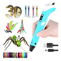 Lápiz Impresión 3D Pantalla LED Filamento 59 Metros Niños Dibujo Arte