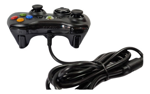 Control Alámbrico Compatible Xbox 360 PC Windows Vibración Ergonómico