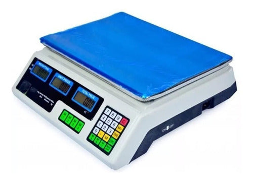 Balanza Gramera Digital Comercial 40kg Precio Peso Recargable Acero