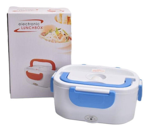 Lonchera Eléctrica Carro Hogar 12V 24V 110V Calentador Comida 1.5L