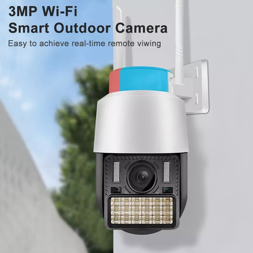 Cámara Seguridad V380 Pro WiFi PTZ C166-H Exterior Visión Color Audio