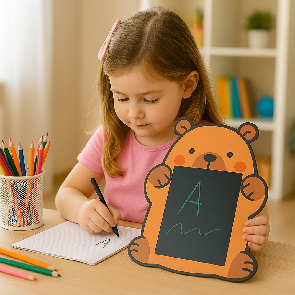 Tablero Mágico LCD Dibujo Capibara Pizarra Niños Borrado Lápiz Regalo
