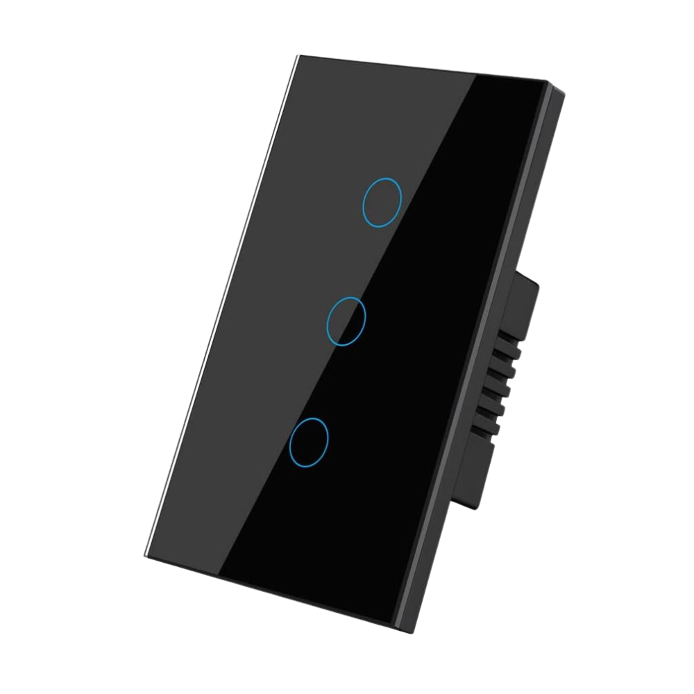 Interruptor Inteligente WiFi Táctil Vidrio Alexa Google Smart Life