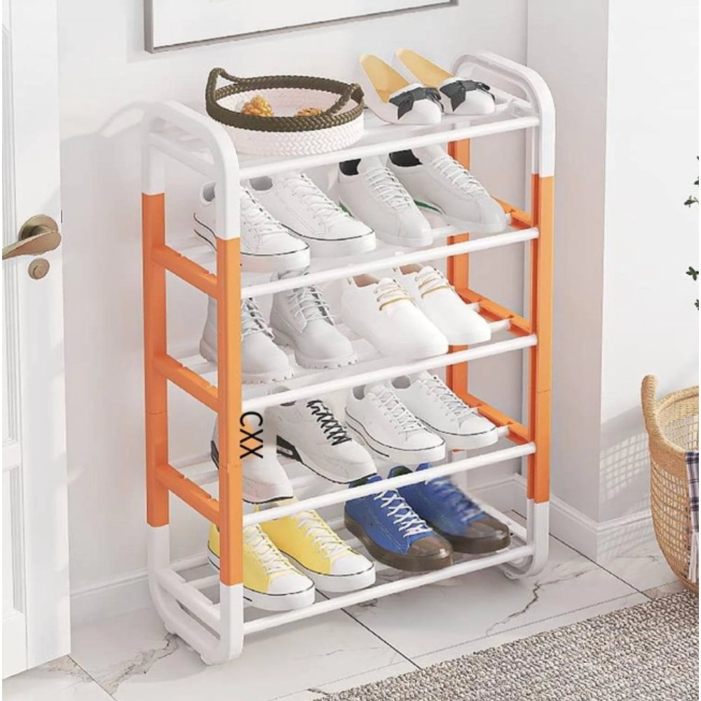 Zapatero Organizador 5 Niveles Doble Color 25 Pares Estante Moderno