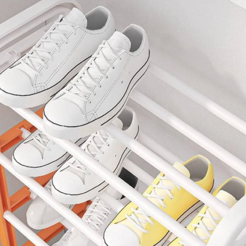 Zapatero Organizador 5 Niveles Doble Color 25 Pares Estante Moderno
