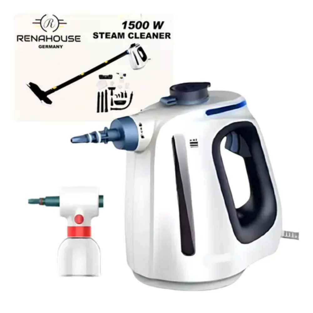 Limpiador Vapor Multiusos Renahouse 1500W Desinfectante Accesorios