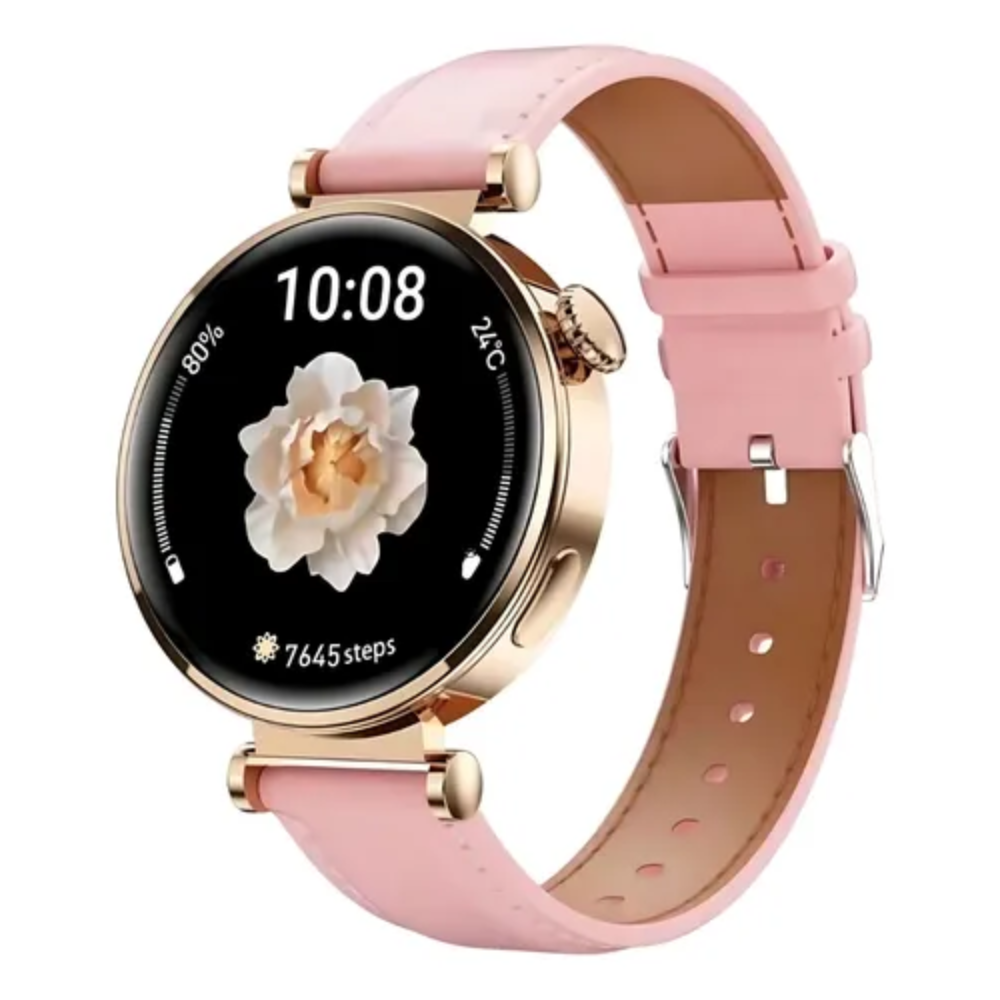 Smartwatch Mujer GT4 Mini AMOLED Llamadas NFC Salud Rosado IP67