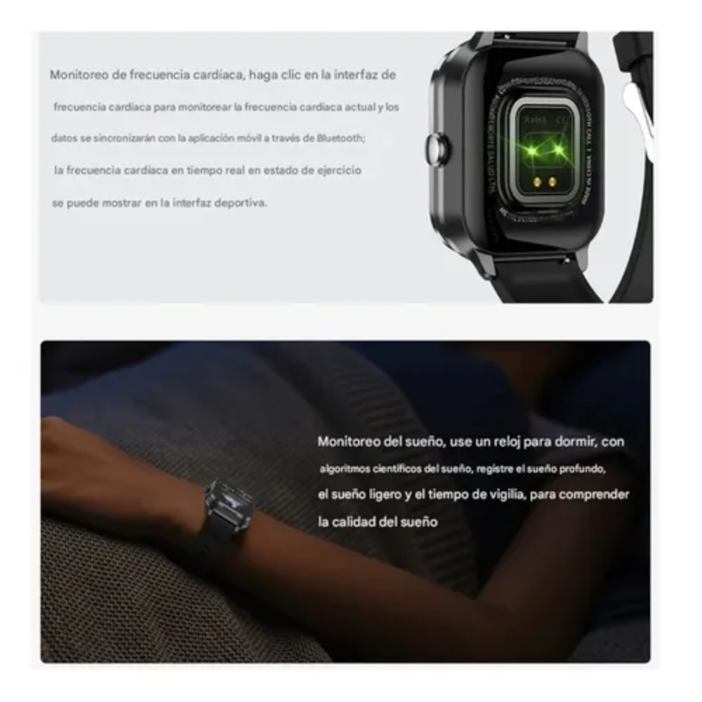 Reloj Inteligente Audífonos Integrados 2x1 Pro X10 Llamadas NFC Salud