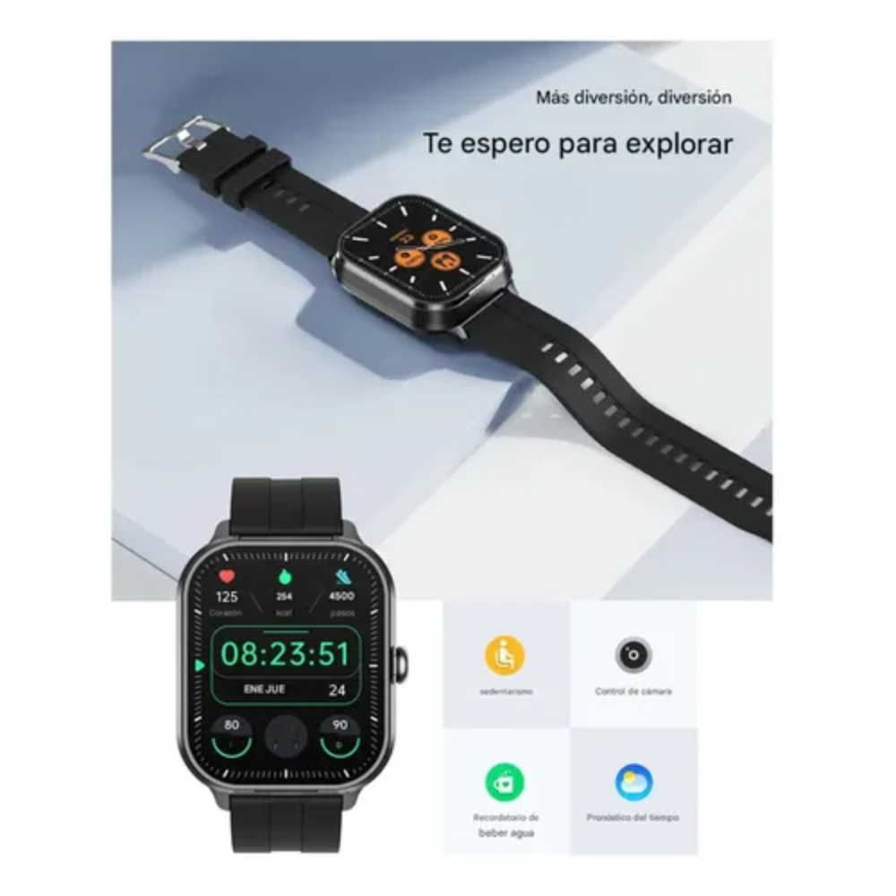 Reloj Inteligente Audífonos Integrados 2x1 Pro X10 Llamadas NFC Salud
