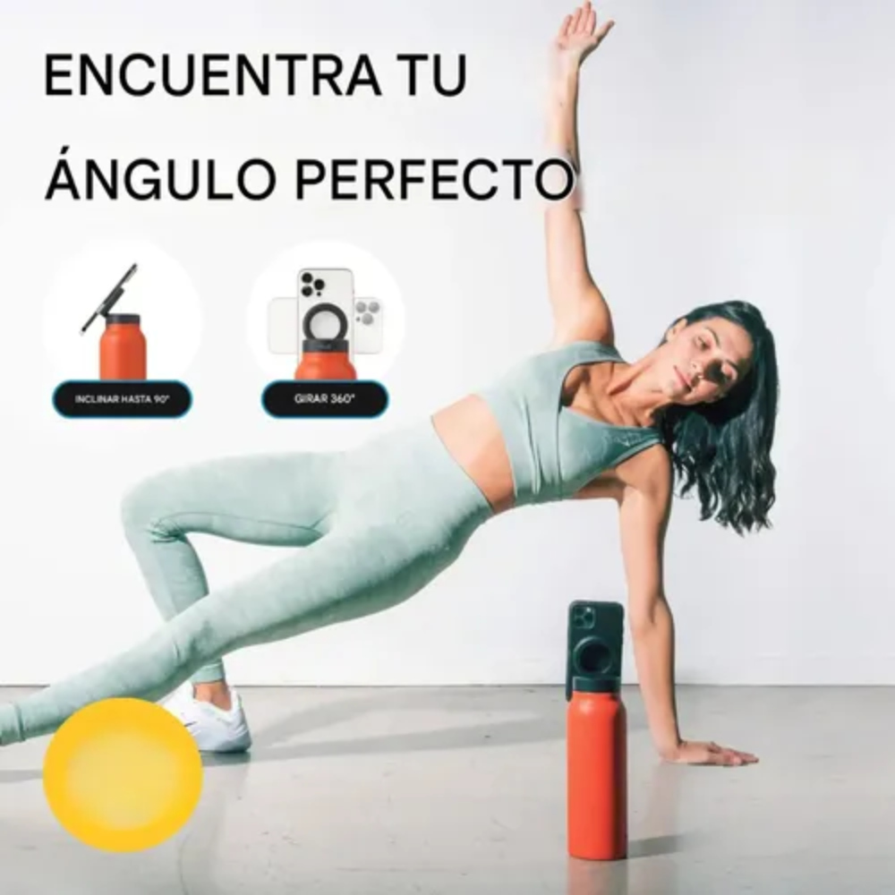 Termo Botella Acero Inoxidable 800ml Soporte Magnético Celular MagSafe