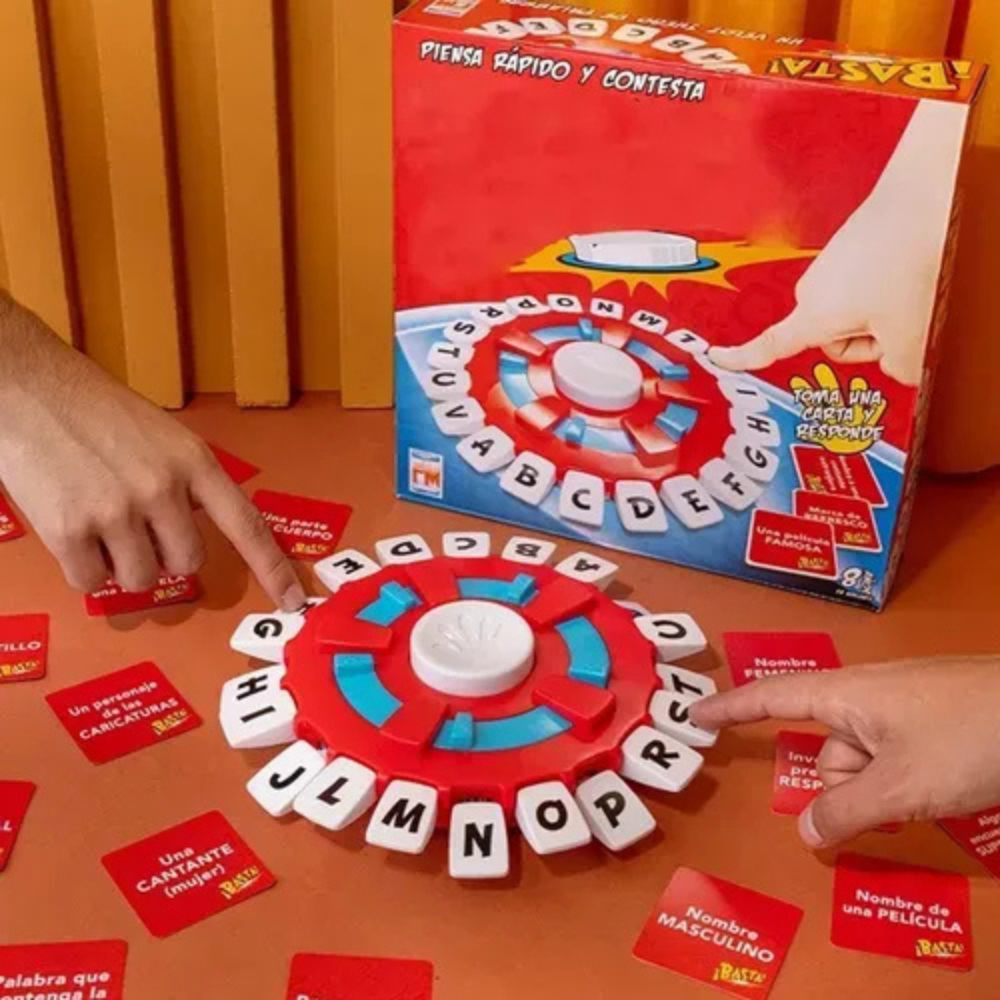 Juego Mesa Basta Familiar Palabras Categorías Rapidez Mental Amigos
