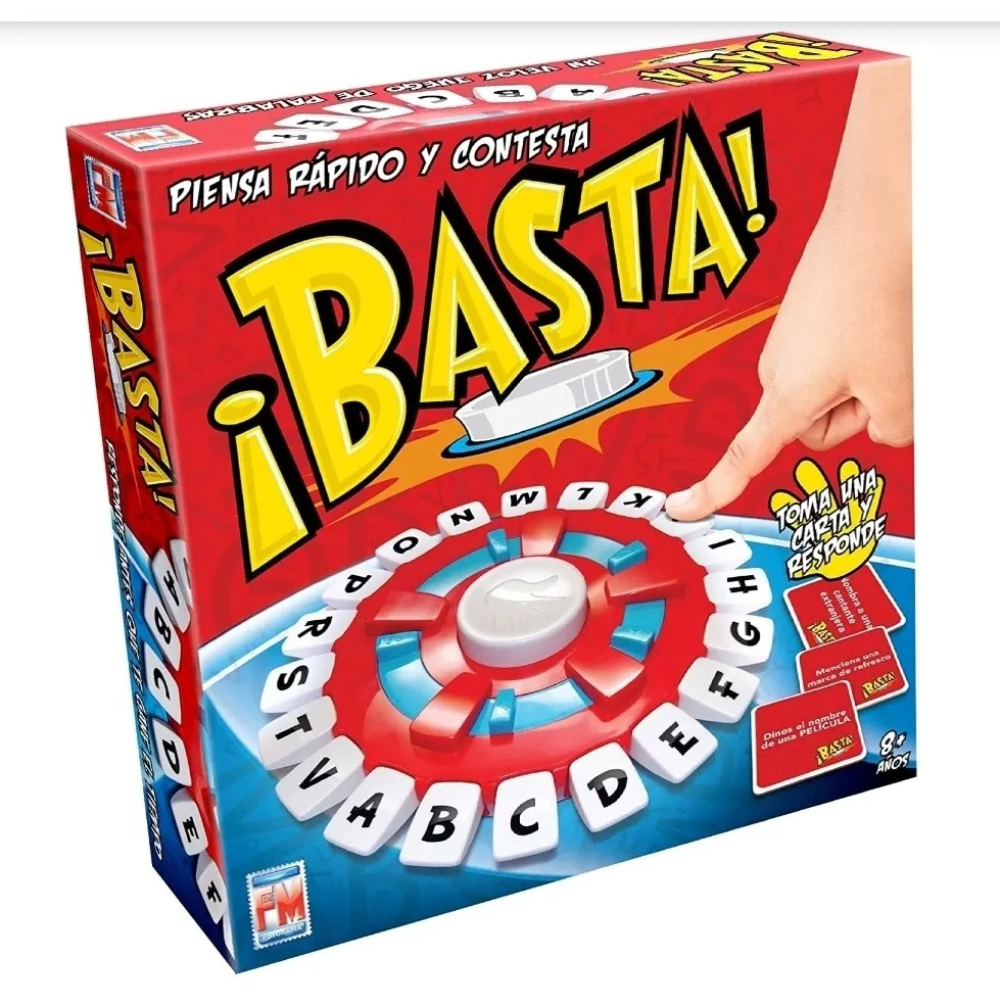 Juego Mesa Basta Familiar Palabras Categorías Rapidez Mental Amigos