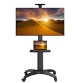 Soporte Pedestal TV North Bayou AVA1500 32 75 Pulgadas Ruedas Bandeja