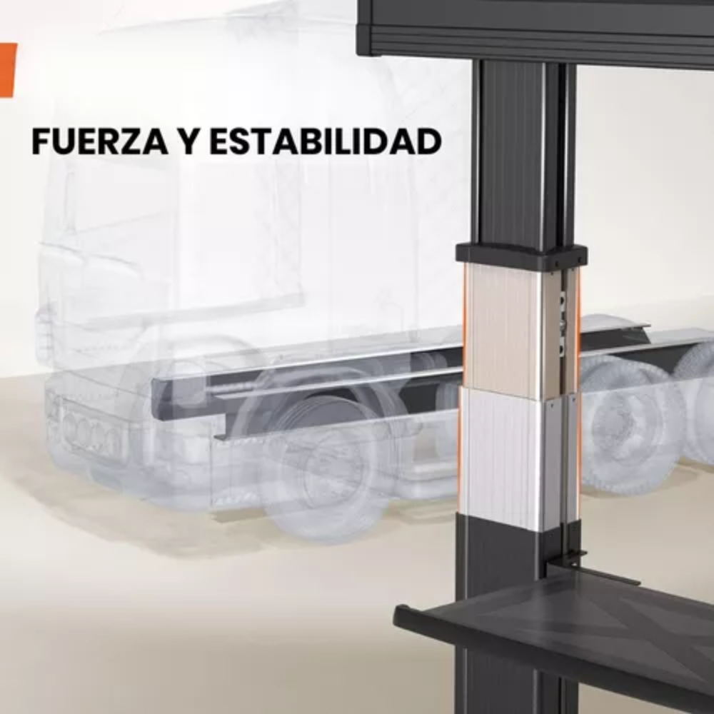 Soporte Pedestal TV North Bayou AVA1500 32 75 Pulgadas Ruedas Bandeja