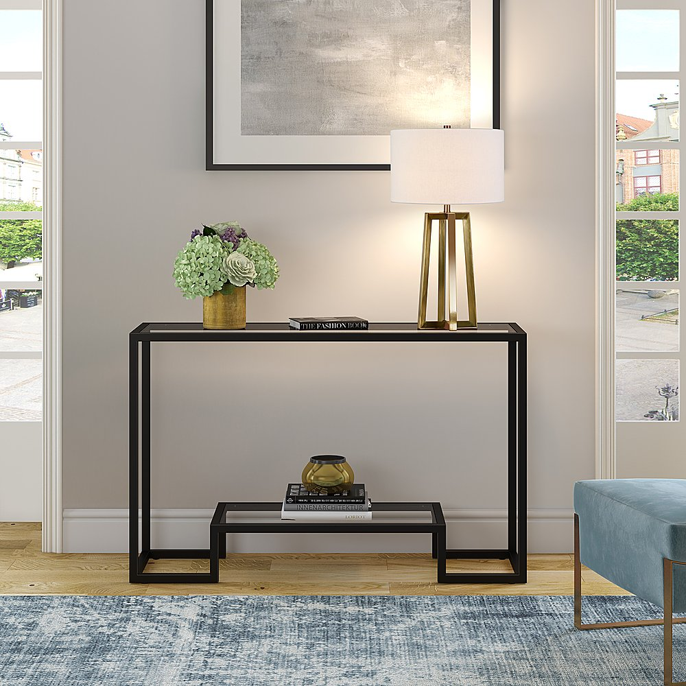 Lámpara Mesa Noche Minimalista Premium Aaron Hierro Tela E27 Moderna