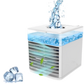 Enfriador Aire Portátil Ultra Air Cooler 7 Luces LED USB Humidificador