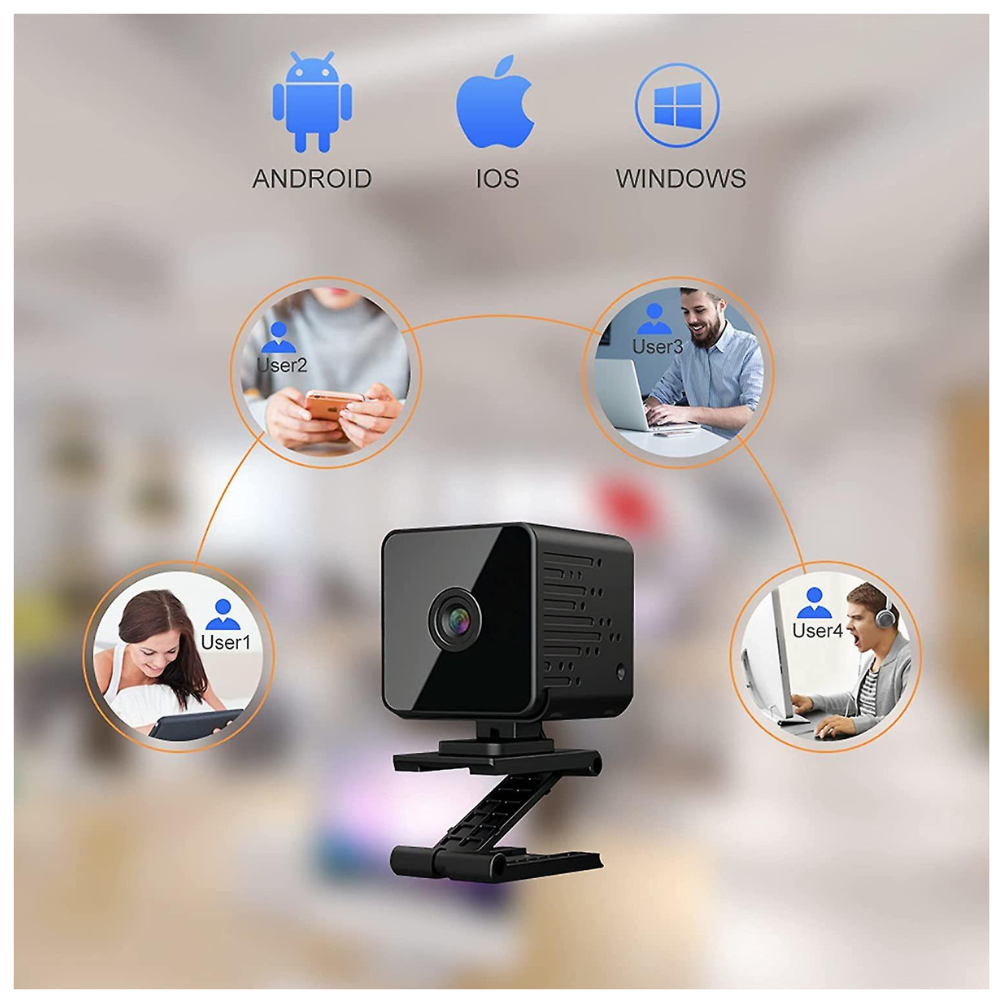 Mini Cámara WiFi VQ9 Full HD Visión Nocturna Detección Movimiento