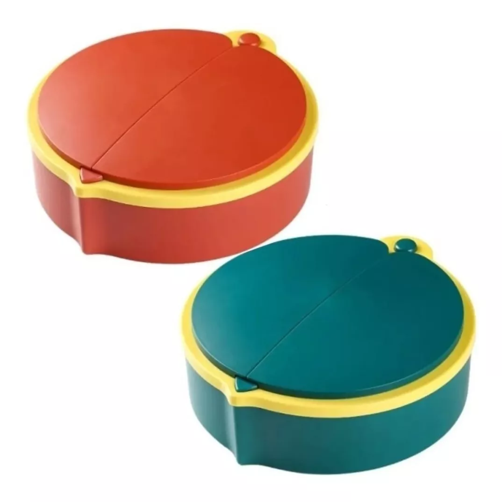 Dispensador Dulces Frutas Secas 4 Compartimientos Forma Mariquita Mesa