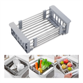 Escurridor Extensible Lavaplatos Acero Inoxidable Platos Verduras