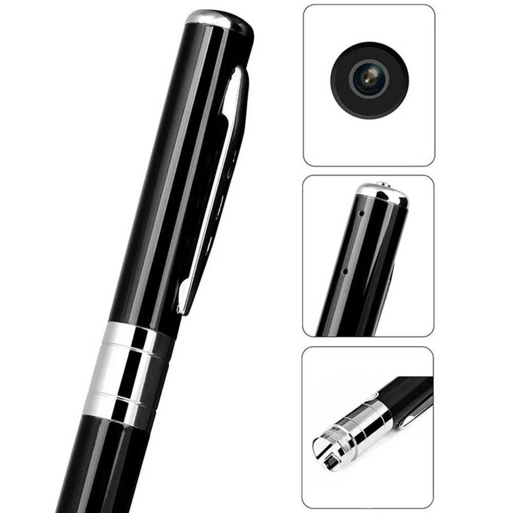 Cámara Bolígrafo Oculta Full HD 1080P Video Audio Fotos Detección USB