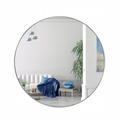 Espejo Pared Redondo Irrompible 60cm Adhesivo Acrílico Decorativo Baño