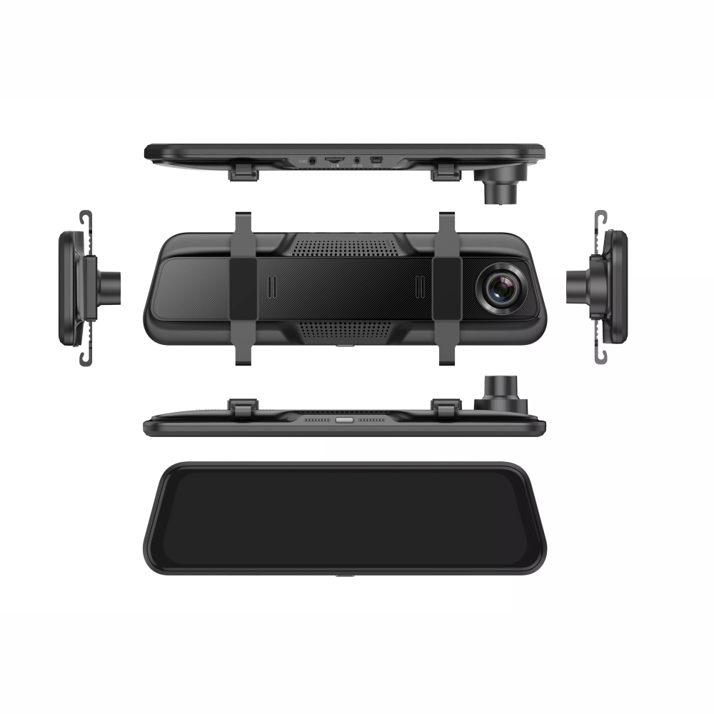 Espejo Retrovisor Cámara Dual 1080p Pantalla Táctil 7 Pulgadas M1 Pro