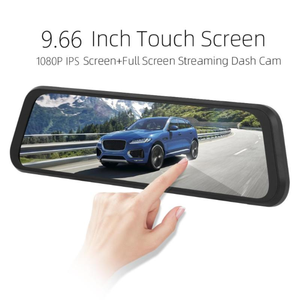 Espejo Retrovisor Cámara Dual 1080p Pantalla Táctil 7 Pulgadas M1 Pro