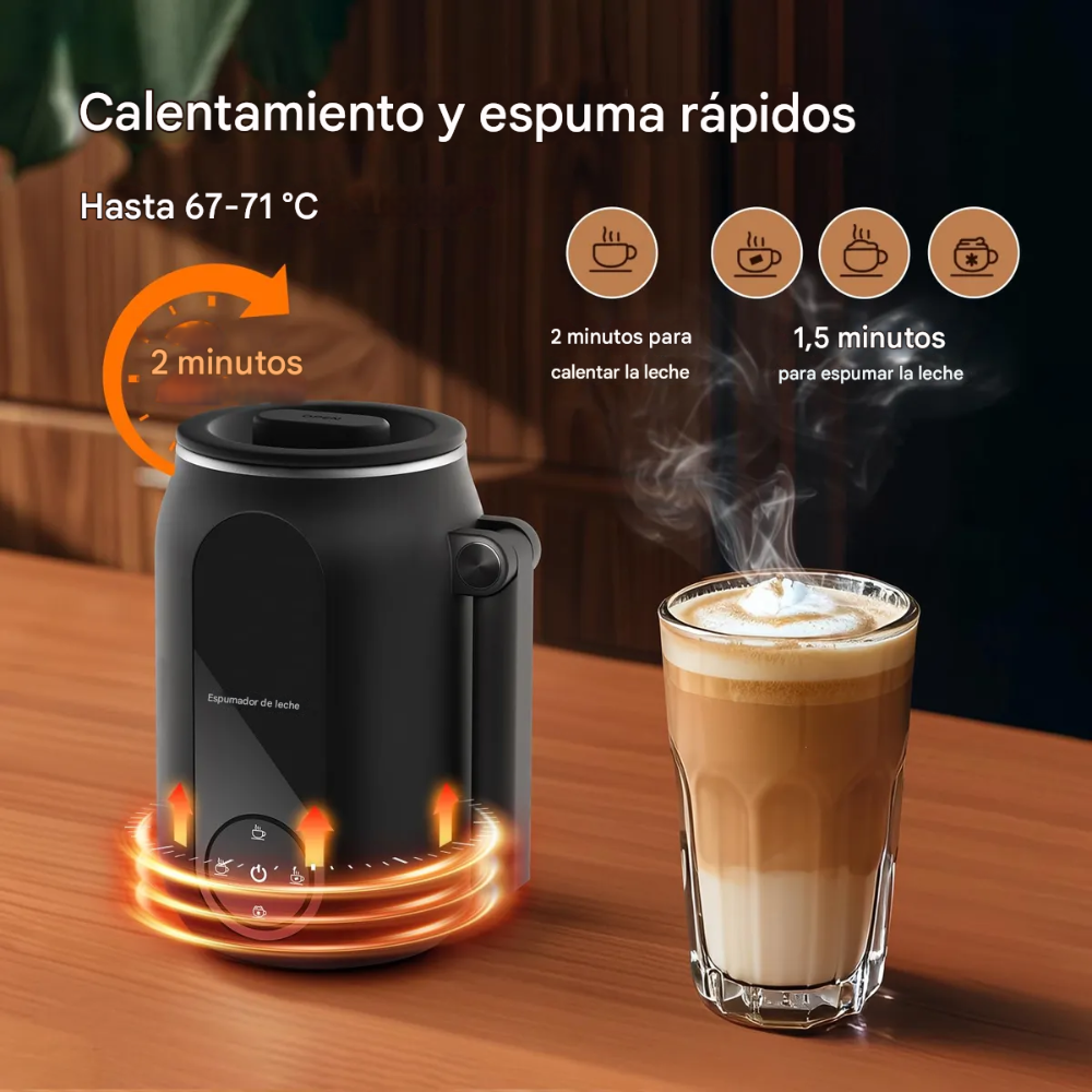 Espumador Leche Eléctrico Chocolatera 4x1 Renahouse 250ml Capuchino