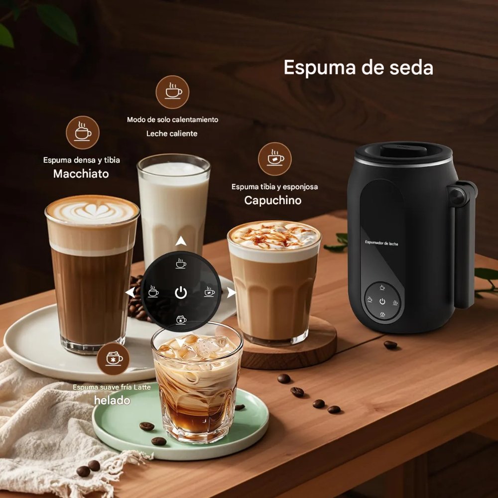 Espumador Leche Eléctrico Chocolatera 4x1 Renahouse 250ml Capuchino