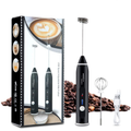 Espumador Leche Recargable USB 3 Velocidades Batidor Huevos Café
