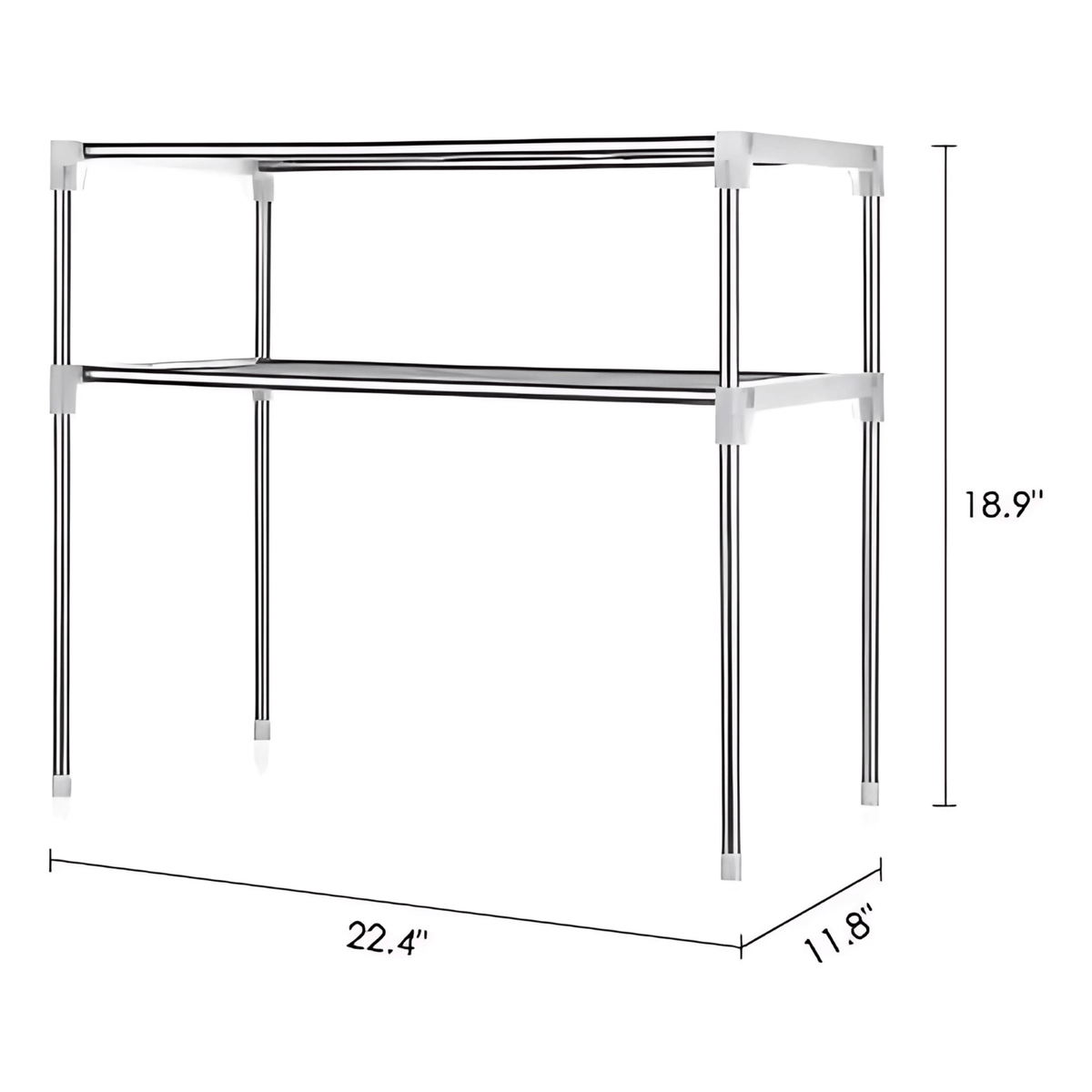 Estante Organizador Cocina Microondas 2 Niveles Metálico Multiusos