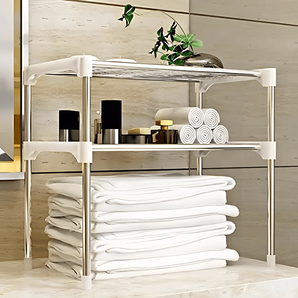 Estante Organizador Cocina Microondas 2 Niveles Metálico Multiusos