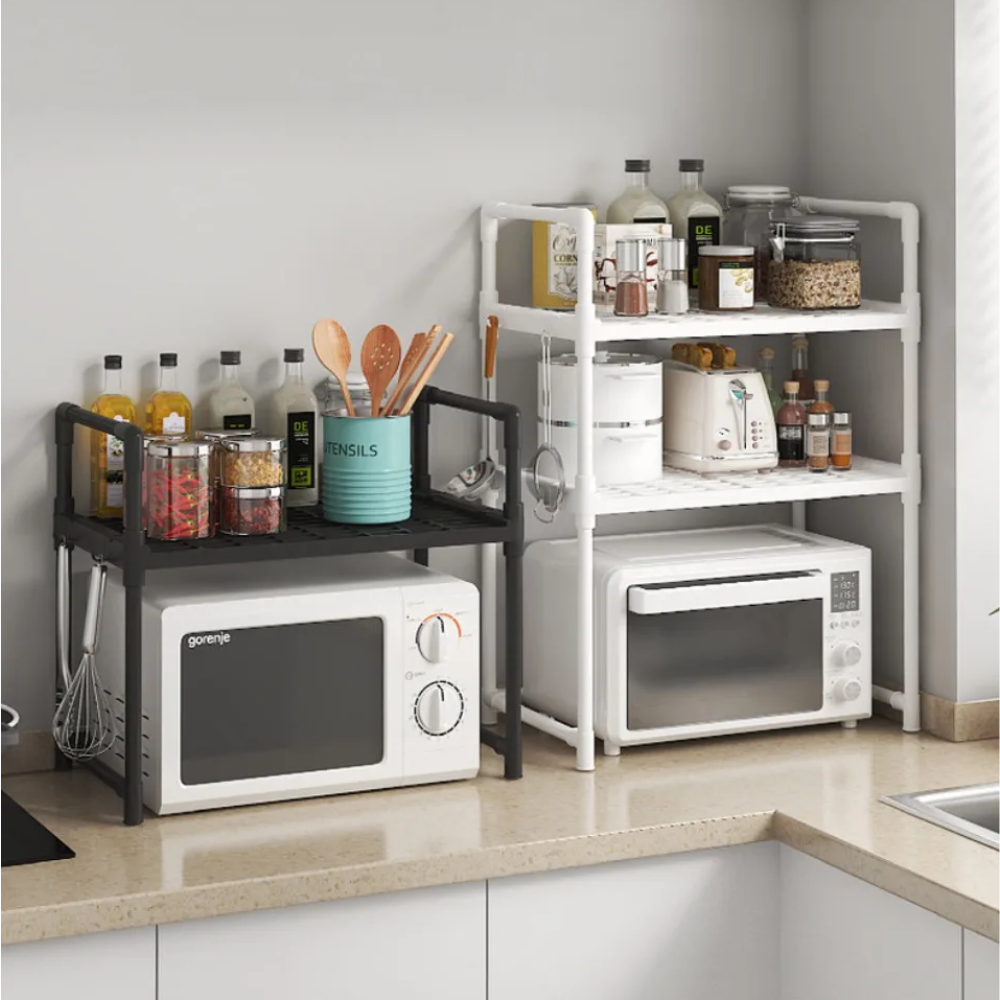 Estante Cocina 3 Niveles Microondas Horno Organizador Mesón Metálico