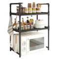 Estante Cocina 3 Niveles Microondas Horno Organizador Mesón Metálico