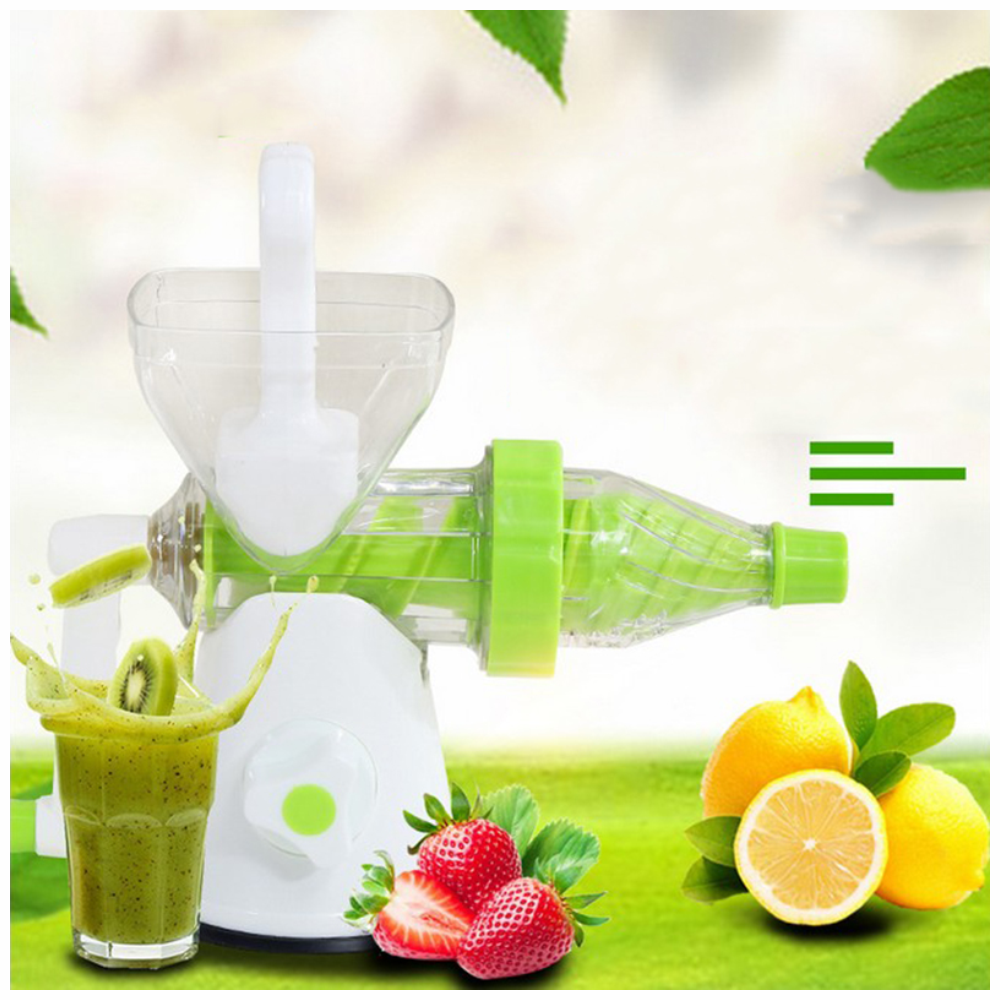 Extractor Jugos Manual Frutas Verduras Base Succión Desmontable