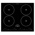 Estufa Inducción 4 Puestos Renahouse 3600W Vitrocerámica Táctil Timer