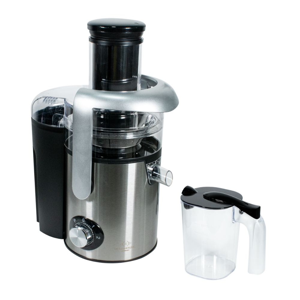 Extractor Jugos Renahouse Centrífugo 1.8 L Doble Velocidad Recetario