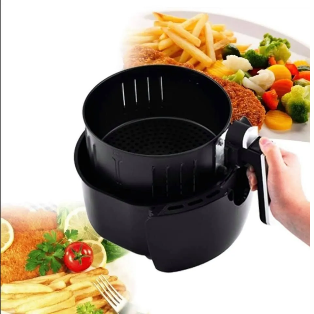Freidora Aire Digital 4.5 Litros Swisshome Molde Silicona Recetario