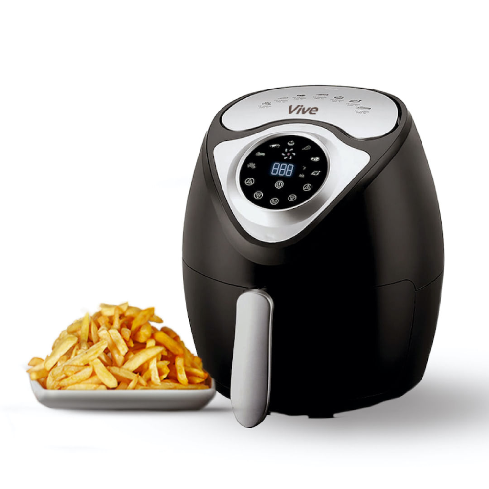 Freidora Aire Digital 3.5 Litros 1500W Canasta Antiadherente Timer
