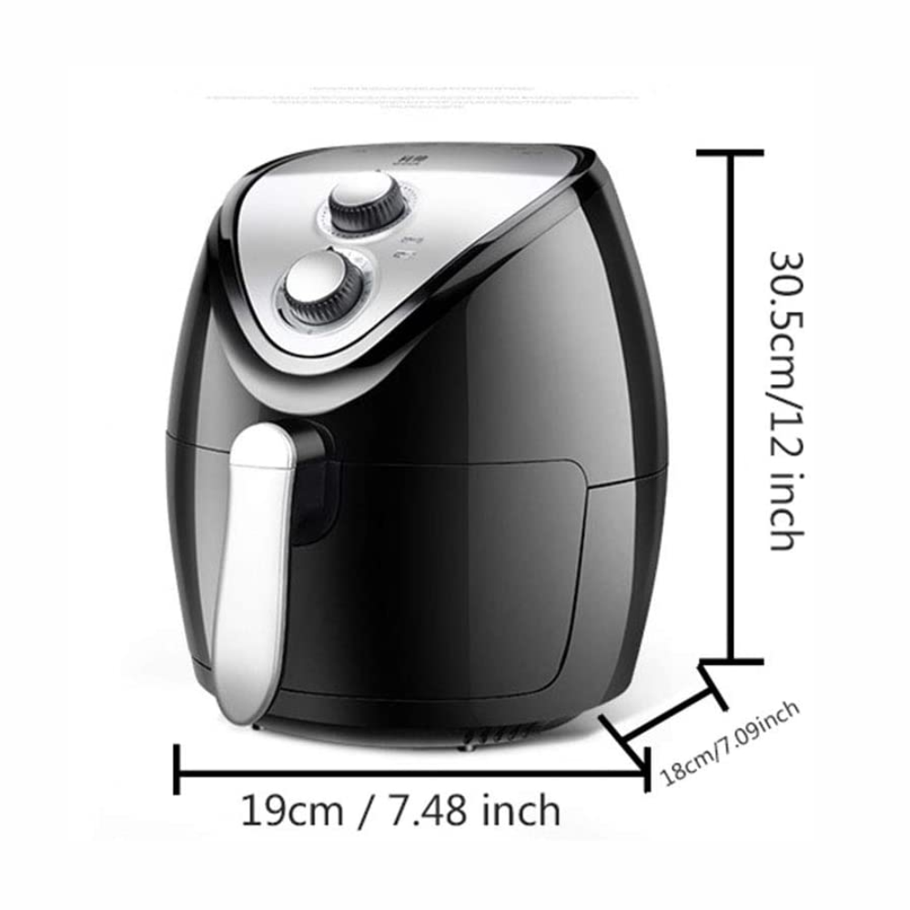 Freidora Aire 4.5 Litros Renahouse 1500W Temporizador Antiadherente