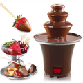 Fuente Chocolate Mini 3 Niveles Fondue Eléctrica Fiestas Postres Casa