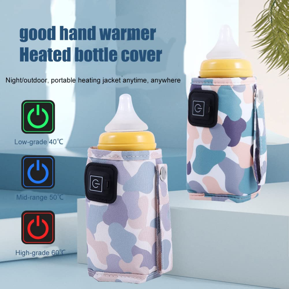 Funda Térmica Calentador Tetero Biberón Portátil USB 3 Temperaturas