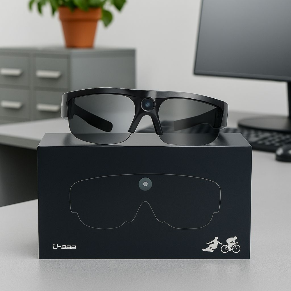 Gafas Inteligentes Cámara 2K Video Fotos Bluetooth Lentes Deportivas