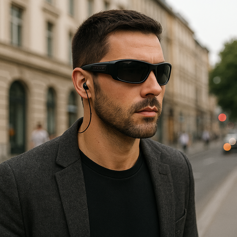 Gafas Cámara 4K Video Audio Fotos Bluetooth Audífonos Deportivas 128GB