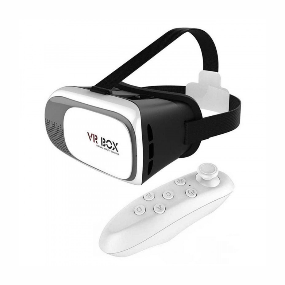 Gafas Realidad Virtual VR Box 3D Celular Control Bluetooth Ajustables