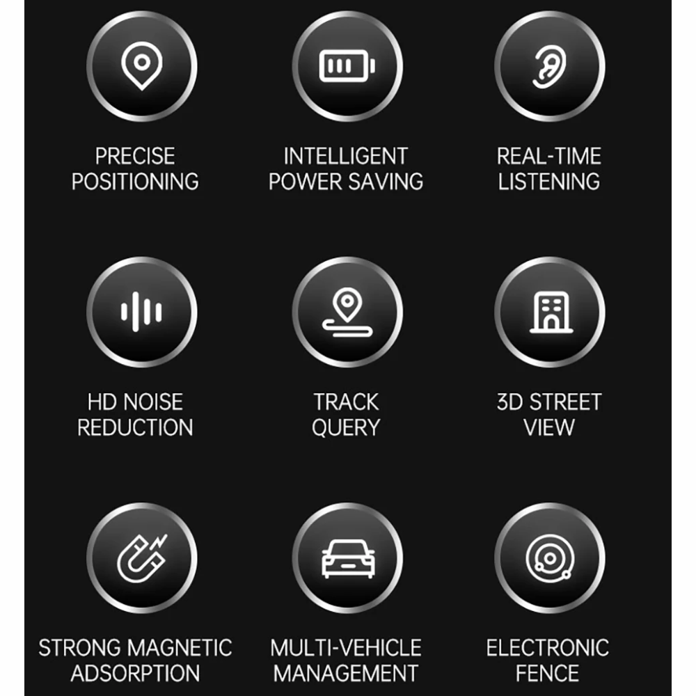GPS Rastreador Localizador 4G LTE Imán Batería 6000mAh App Tiempo Real